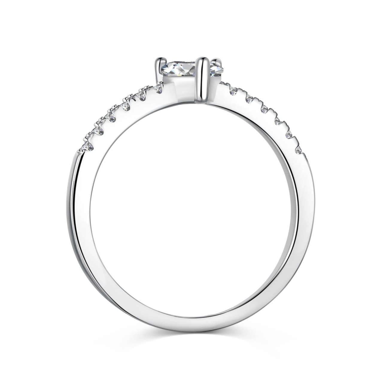 925 Silver Simulated Diamond Ring